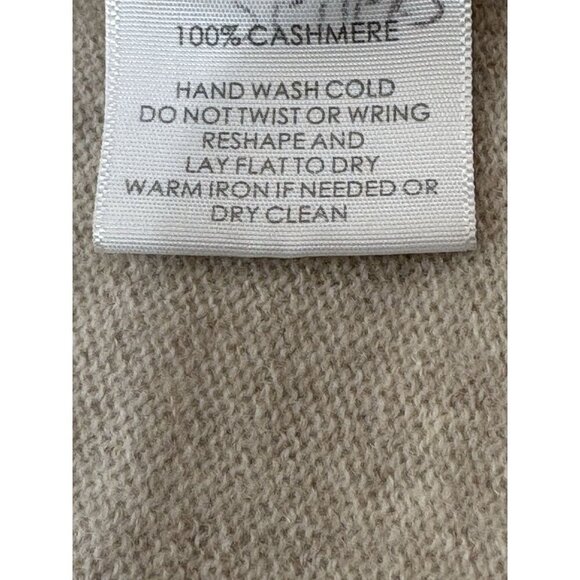Wythe NY Women's 100% Cashmere Cowl Neck Pullover Sweater Size L - Picture 5 of 9